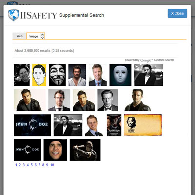 Advanced search example